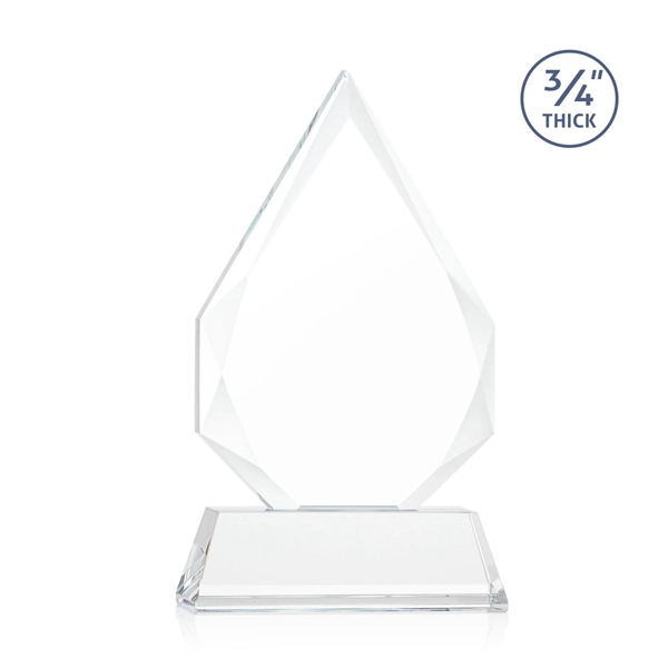 The classic Hawthorne 3/4" thick Starfire Crystal Award on Alberton Base... from ASI 84592 St Regis Group / St Regis