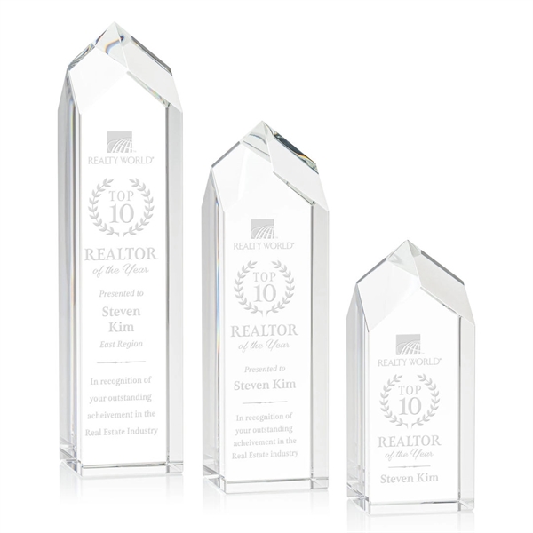 The Clarington Tower Award is a magnificent thick Optical Crystal elongated... from ASI 84592 St Regis Group / St Regis