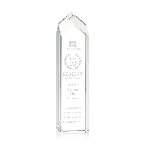 The Clarington Tower Award is a magnificent thick Optical Crystal elongated... from ASI 84592 St Regis Group / St Regis