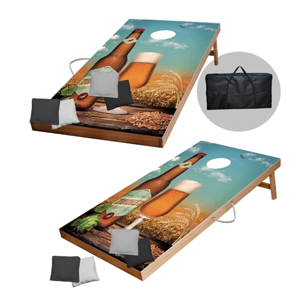 Cornhole set with boards, bean bags and carry case.... from ASI 76730 Peerless Umbrella Co Inc