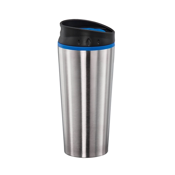 Double wall stainless steel tumbler with a colored plastic liner... from ASI 84592 St Regis Group