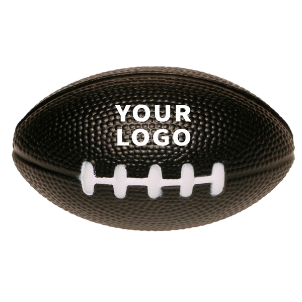 Rugby stress reliever ball plus 1 color silkscreen imprint on 1... from ASI 37218 Athena Promo (tm)