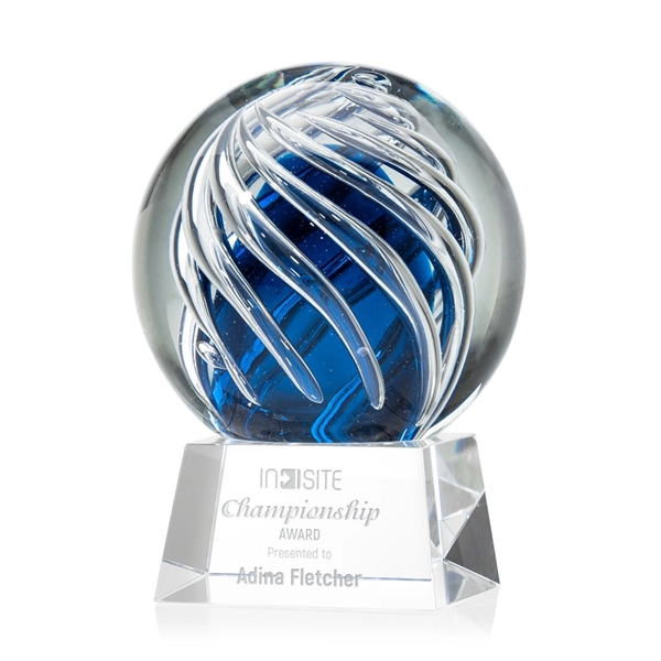 The Genista art glass awards on an Optical Robson square tapared... from ASI 84592 St Regis Group / St Regis