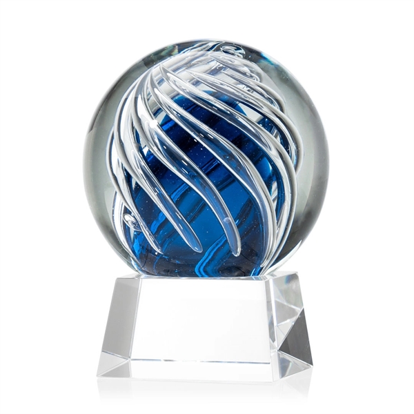 The Genista art glass awards on an Optical Robson square tapared... from ASI 84592 St Regis Group / St Regis