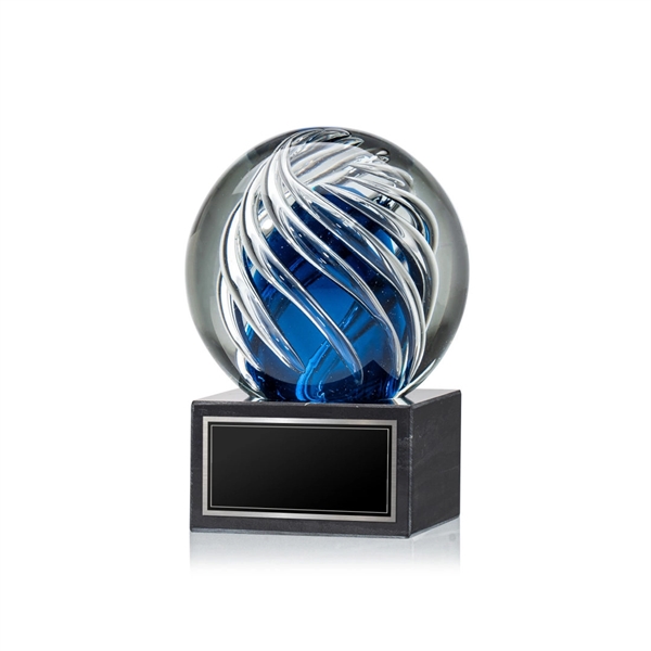 The Genista art glass awards on a Square Tapered Marble base... from ASI 84592 St Regis Group / St Regis