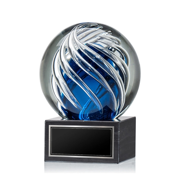 The Genista art glass awards on a Square Tapered Marble base... from ASI 84592 St Regis Group / St Regis