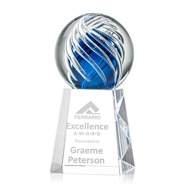 Genista art glass awards on our Celestina tall tapered Optical base... from ASI 84592 St Regis Group / St Regis