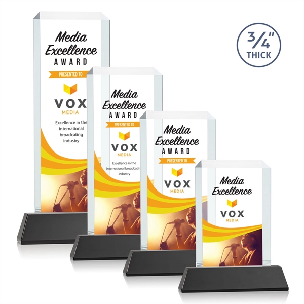 Our Full Color VividPrint Dalton features thick beveled Starfire crystal mounted... from ASI 84592 St Regis Group / St Regis