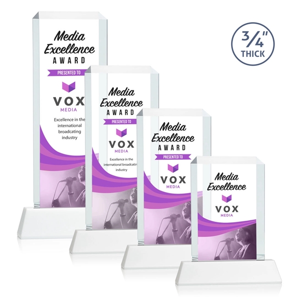 Our Full Color VividPrint Dalton features thick beveled Starfire crystal mounted... from ASI 84592 St Regis Group / St Regis