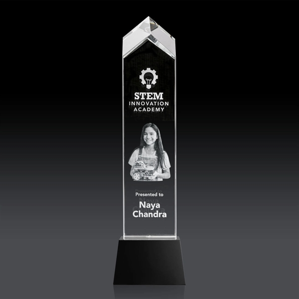 The Clarington Tower 3D Award - Black... from ASI 84592 St Regis Group / St Regis