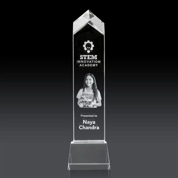 The Clarington Tower 3D Award - Clear... from ASI 84592 St Regis Group / St Regis