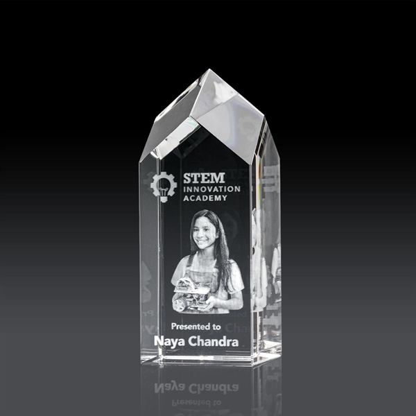 The Clarington Tower 3D Award is a magnificent thick Optical Crystal... from ASI 84592 St Regis Group / St Regis