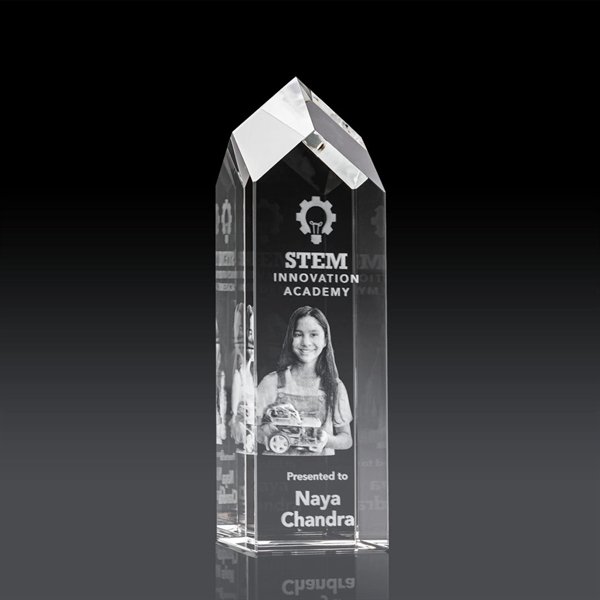The Clarington Tower 3D Award is a magnificent thick Optical Crystal... from ASI 84592 St Regis Group / St Regis