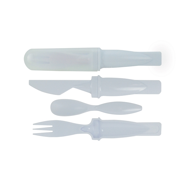 Eat on the go with the three for me portable cutlery... from ASI 38980 Bay State Specialty Co