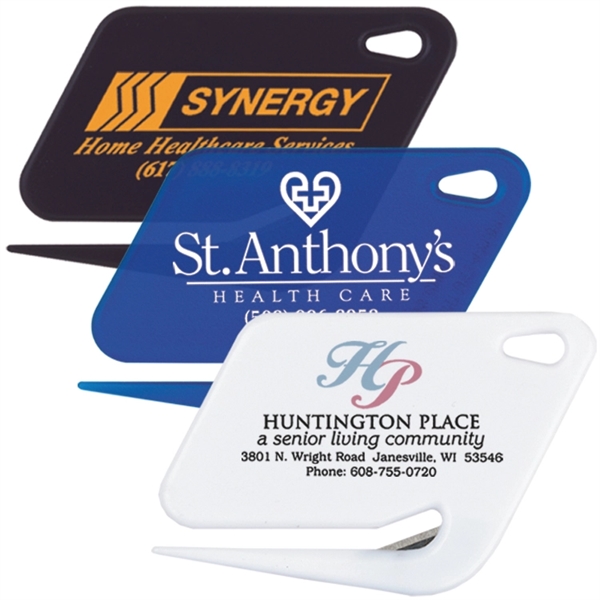 This letter opener with stainless steel blade has a variety of... from ASI 38980 Bay State Specialty Co