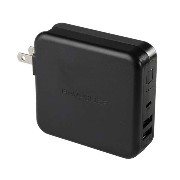 6700mAh Power Bank with Dual USB Wall Charger comes with a... from ASI 90154 Sunjoy Group Inc