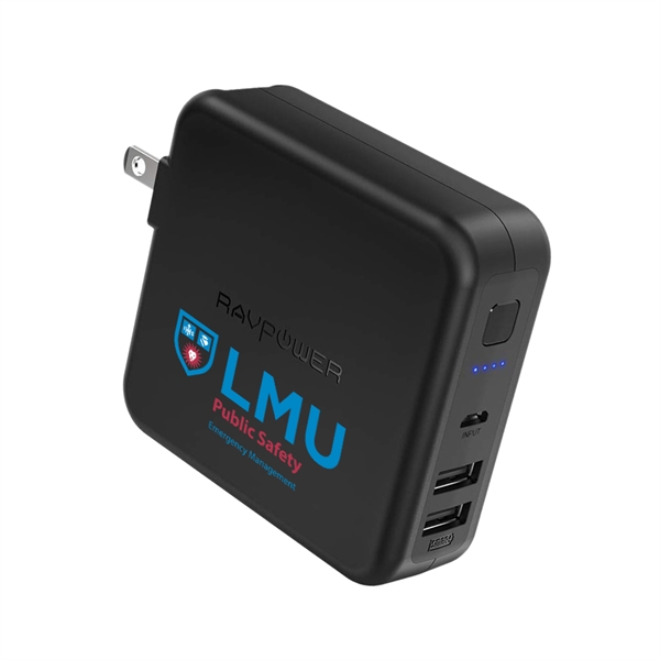 6700mAh Power Bank with Dual USB Wall Charger comes with a... from ASI 90154 Sunjoy Group Inc