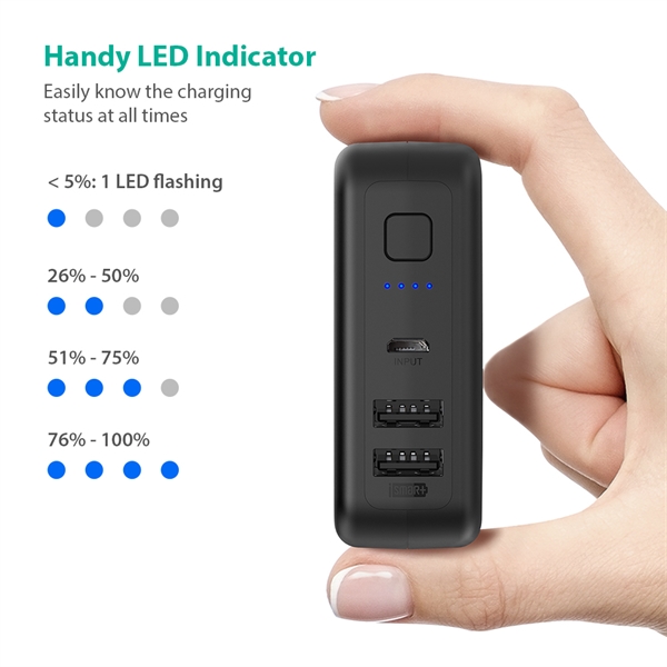6700mAh Power Bank with Dual USB Wall Charger comes with a... from ASI 90154 Sunjoy Group Inc