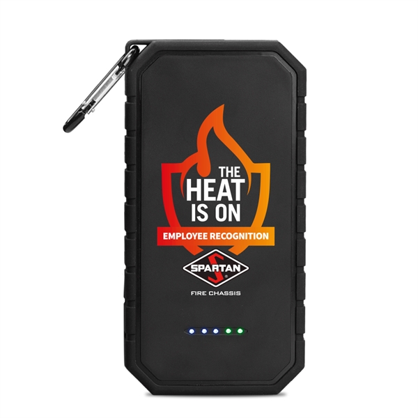 10000mAh Power Bank features a rechargeable lithium polymer battery that can... from ASI 90154 Sunjoy Group Inc