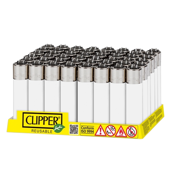Clipper refillable fixed flame flint nylon lighter that provides 3,000 lights... from ASI 57655 STOPNGO Line