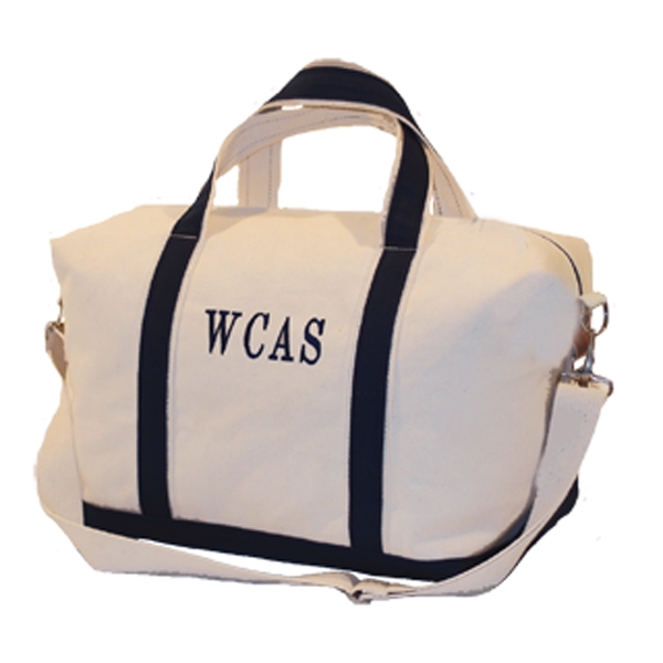 Club tote, 2 tone style with removable shoulder strap.... from ASI 88782 Sport Systems Custom Bag Corp