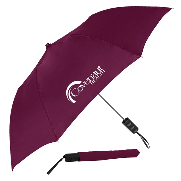 Automatic-opening umbrella that measures 15" when folded. Available in 30 attractive... from ASI 89955 StrombergBrand / Stromberg Brand Stromberg