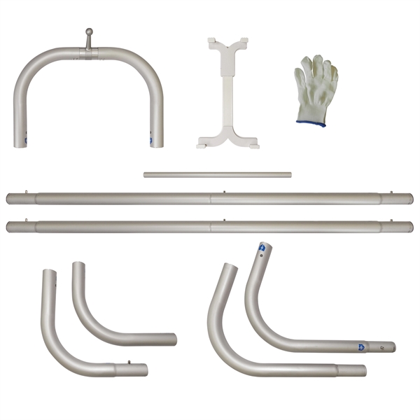 50" H x 15" W x 22" D Display and tablet... from ASI 80228 Quinn