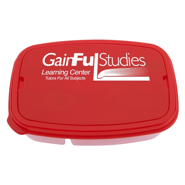 Lunch bag and container with matching lid, clear 18 oz bottle... from ASI 61125 Hit Promotional Products / Hit®