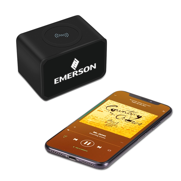 The Argand Bluetooth Speaker and Power Bank with Wireless Charging is... from ASI 90154 Sunjoy Group Inc