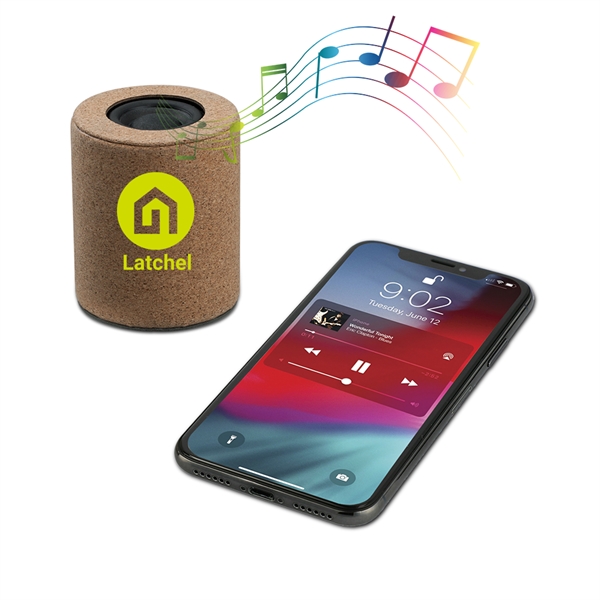 The Syrah Cork Eco-Friendly Mini Portable Speaker has a playback time... from ASI 90154 Sunjoy Group Inc