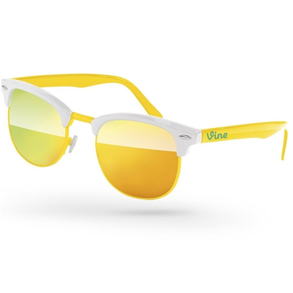 100% recycled plastic mirror sunglasses with full-color arm imprint.... from ASI 57371 Eyevertising