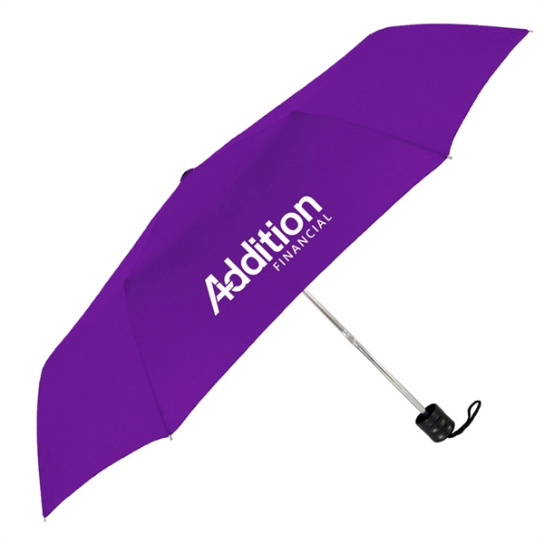 Manual-opening folding umbrella that fits almost anywhere. Measures 9" when closed.... from ASI 89955 StrombergBrand