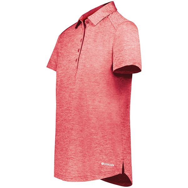 Ladies Electrify Polo is engineered to distribute moisture quickly throughout the... from ASI 37461 Augusta Sportswear / Holloway Sportswear