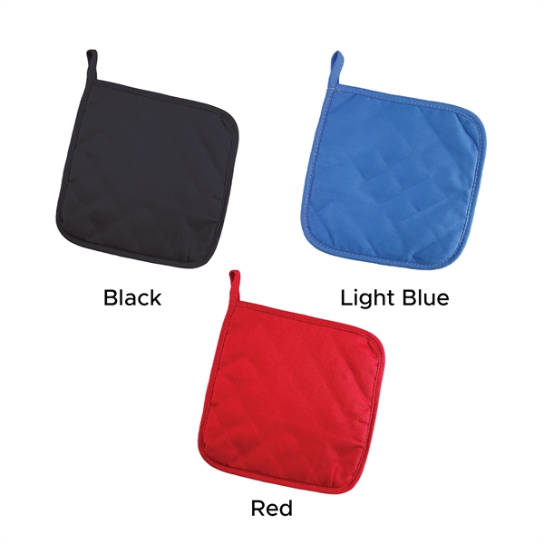 Pot Holder with up to a full color imprint on one... from ASI 92980 WOV-IN® / Universal Strap/Wov-In Line