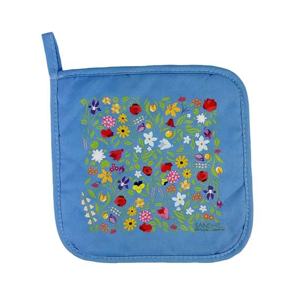 Pot Holder with up to a full color imprint on one... from ASI 92980 WOV-IN® / Universal Strap/Wov-In Line