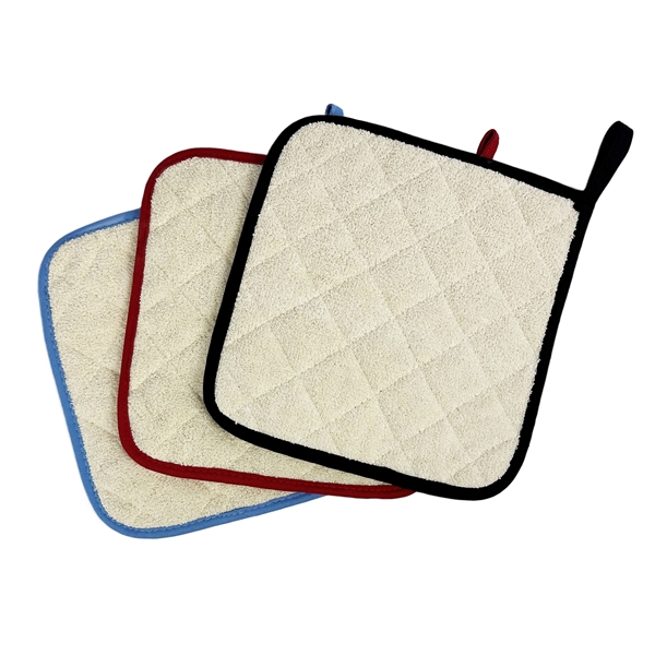 Pot Holder with up to a full color imprint on one... from ASI 92980 WOV-IN® / Universal Strap/Wov-In Line