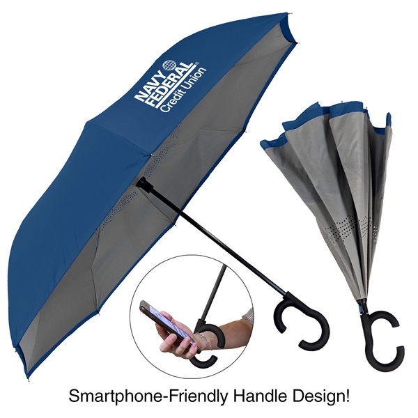 Get extra-colorful with our new ViceVersa Inverted Umbrella, featuring a colorful... from ASI 89955 StrombergBrand / Stromberg Brand