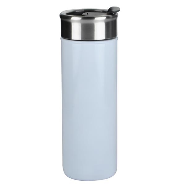 18 oz. no spill travel tumbler with screw on snap lid.... from ASI 38980 Bay State Specialty Co