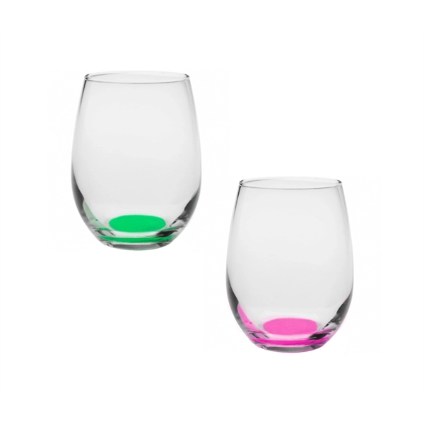 9 oz. stemless wine glass plus free 1 color silkscreen imprint... from ASI 37218 Athena Promo (tm)
