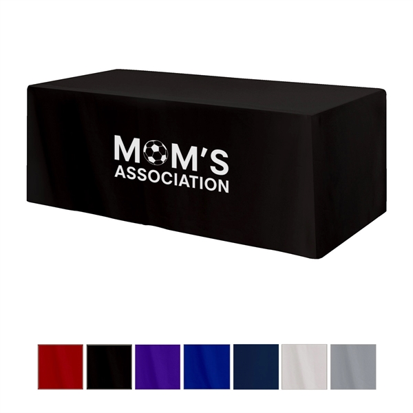3-sided table cover with a tight fit and open back that... from ASI 61125 Hit Promotional Products / Hit®