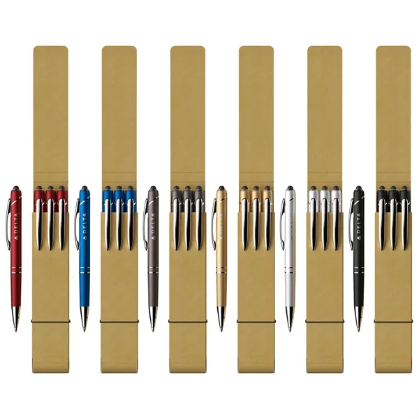 A collection of three Glacio Ballpoint Stylus Pens, presented in a... from ASI 88660 Spector & Co.