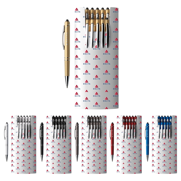 A collection of ten Glacio Ballpoint Stylus Pens, presented in a... from ASI 88660 Spector & Co.