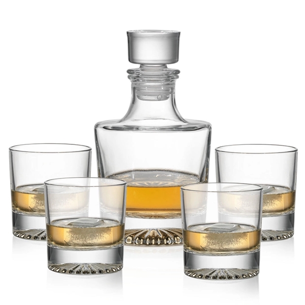 The Romford Crystalline 24oz Decanter features an extra thick sham base... from ASI 84592 St Regis Group