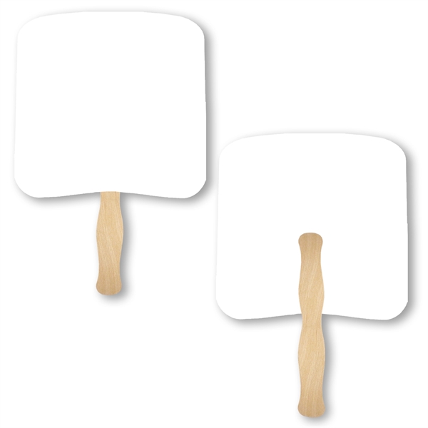 Religious hand fan with 16 point coated board stock and 8"... from ASI 93520 Ventura Inc