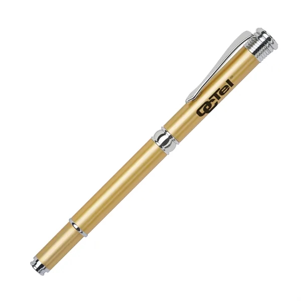 Brass cap-off rollerball pen available in several metallic colors with a... from ASI 68190 Lungsal / Lungsal