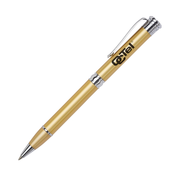 Brass twist-action pen available in several metallic colors with a shining... from ASI 68190 Lungsal / Lungsal