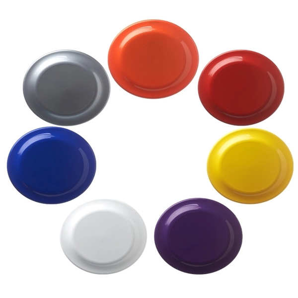 9.25 inch Eco-friendly Colored Flying Disc plus 1 color silkscreen imprint... from ASI 37218 Athena Promo (tm)