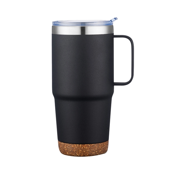 24 OZ. S/S Travel Mug With Cork Bottom... from ASI 41511 Brainchild USA Inc / BrainChild Gift Club