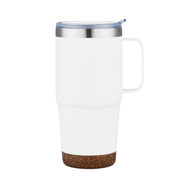 24 OZ. S/S Travel Mug With Cork Bottom... from ASI 41511 Brainchild USA Inc / BrainChild Gift Club