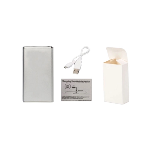 3000 mah Slim power bank with LED light plus 1 color... from ASI 37218 Athena Promo (tm)